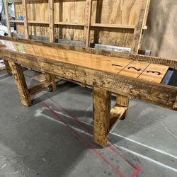 12' Vintage Reclaimed Shuffleboard Table