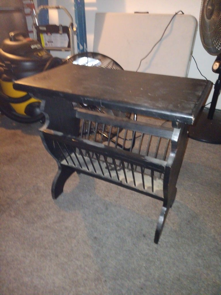 Wood End Table