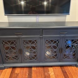 Blue console table