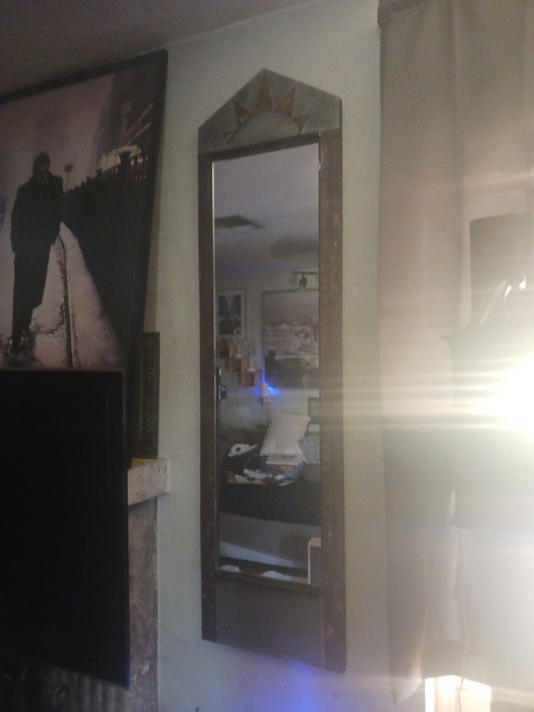 Full Length Mirror. Hand Crafted With Copper and Tin And Wood,All Products : American Fashion Style Bags On Sale