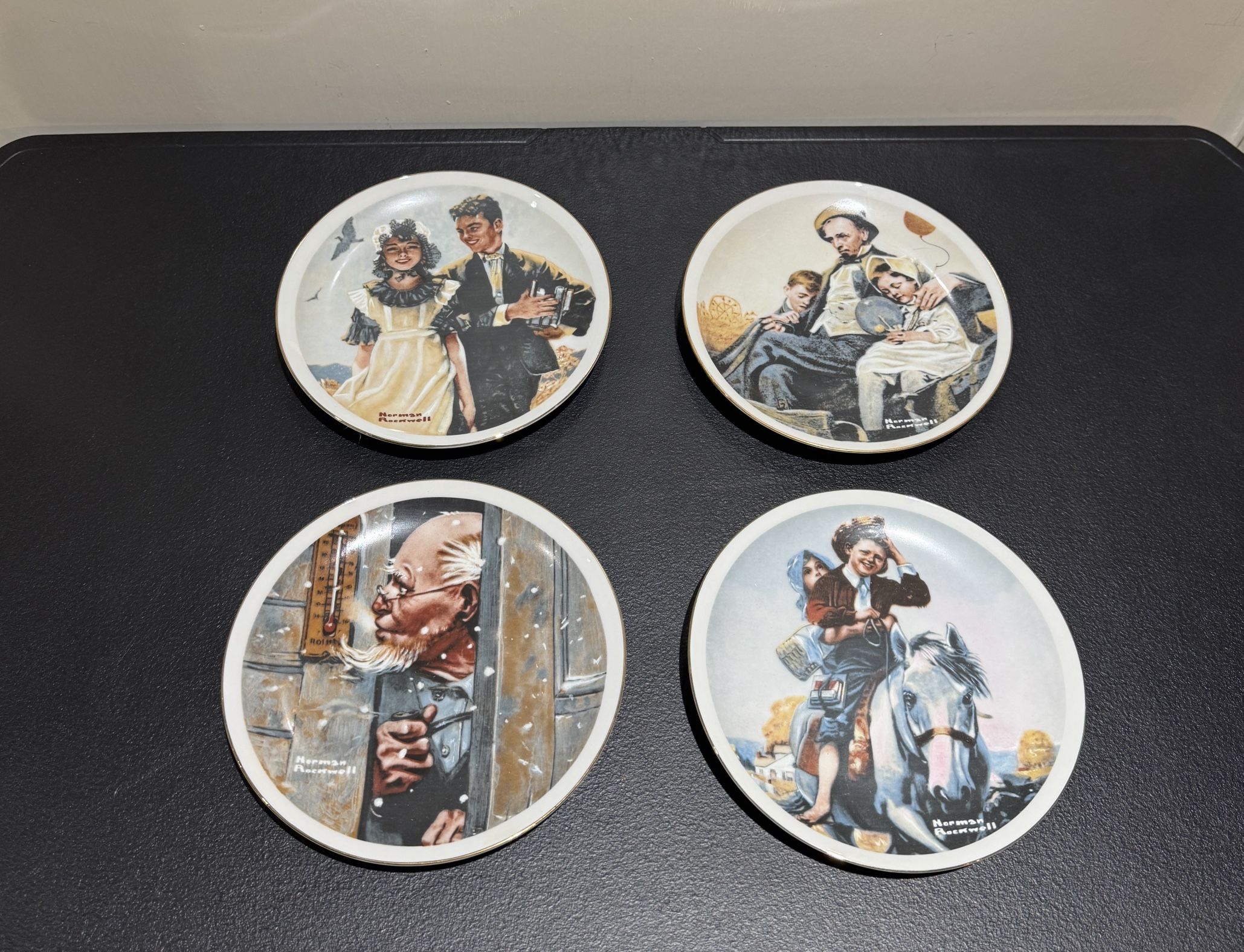 Normal Rockwell Fine Porcelain Collectable Plates - New