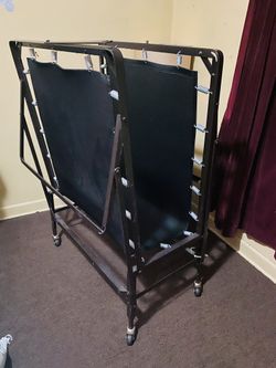 Folding Portable Metal Bed Frame Twin