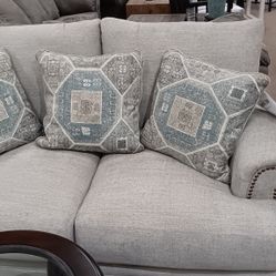 Grey Sofa And Loveseat 