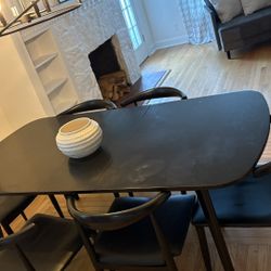 Black Dining Table 