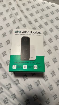 Blink video doorbell