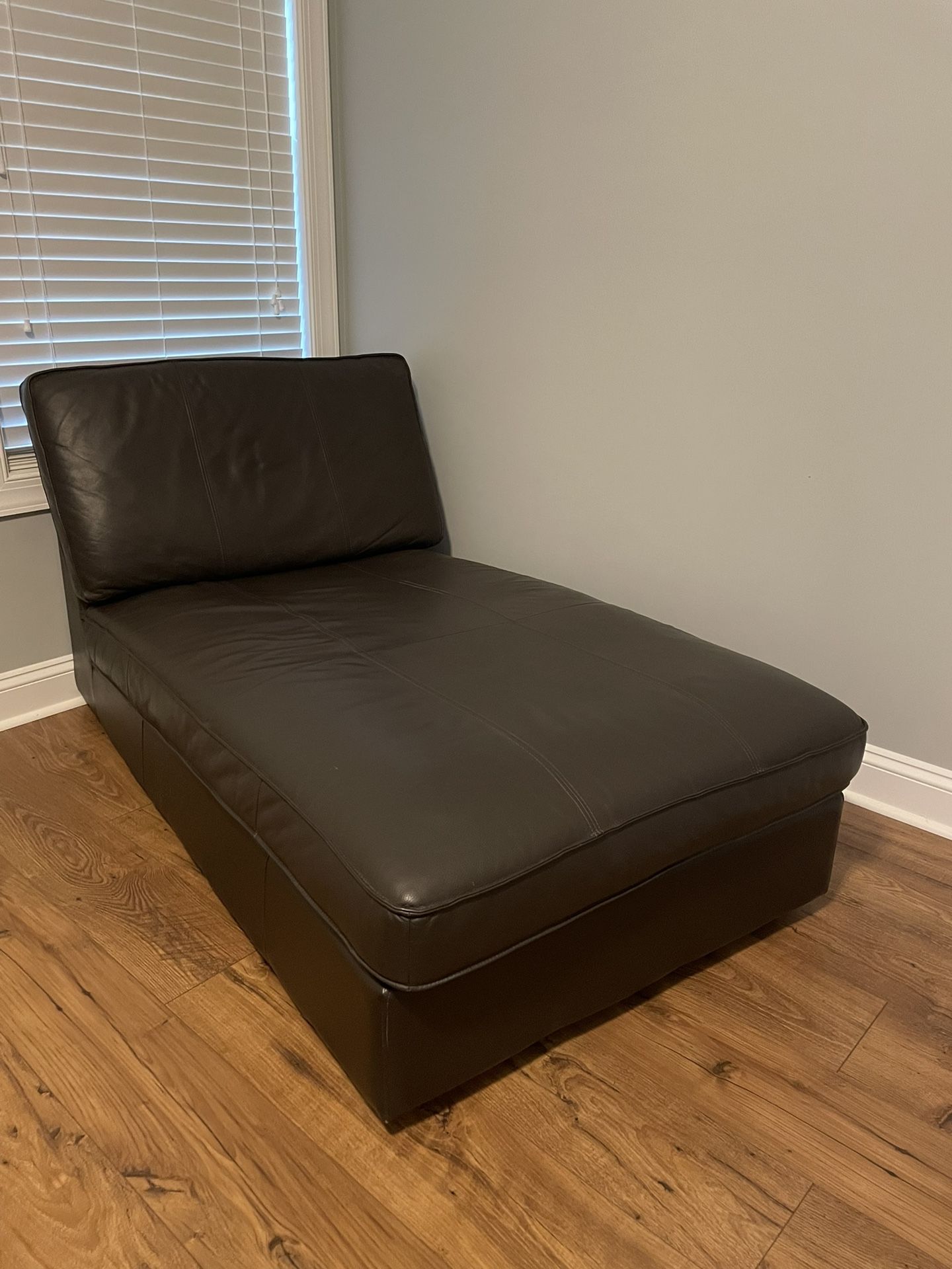 Brown Leather Lounge