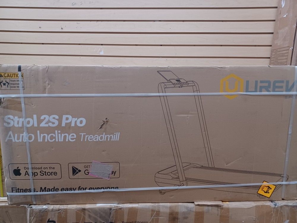 UREVOU Strol 2Spro. Auto Incline Treadmill. Brand New. 90 Days Warranty