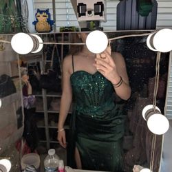 Emerald Green Prom Dress