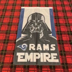 Brand New Los Angeles Rams Flag 