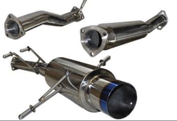 Subaru 2.5 RS Impreza 98 99 00 01 02 03 04 05 Tsudo N1 Burnt Tip Catback Exhaust