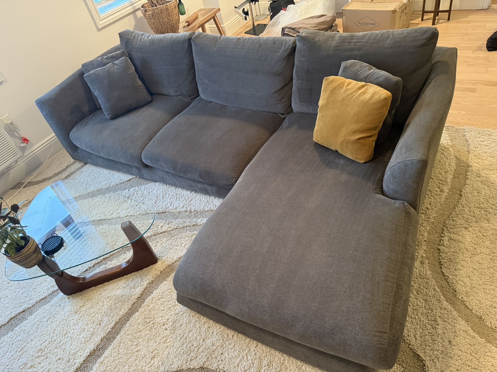 Couch With Chaise Mint Condition