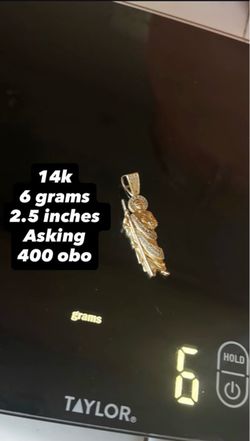 14K Gold Saint Jude Pendant 6g