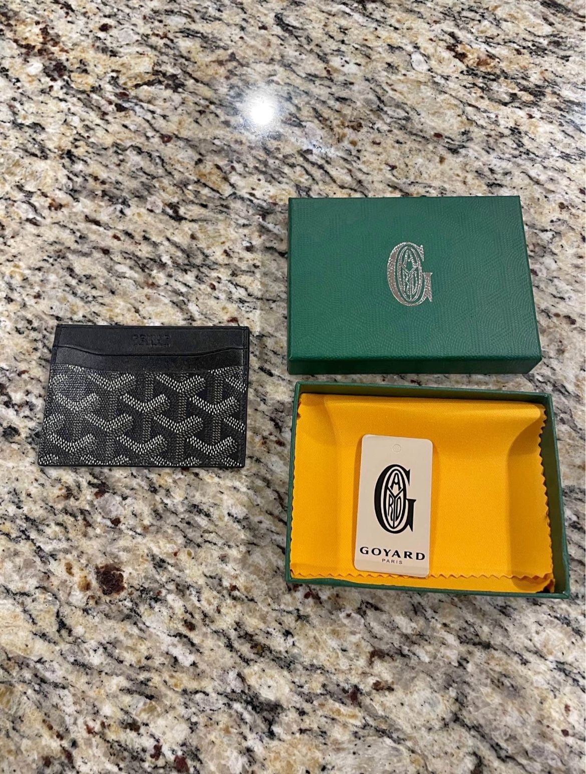 Black Goyard Wallet