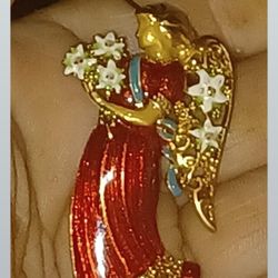 Vintage Christopher RADKO Angel Pin