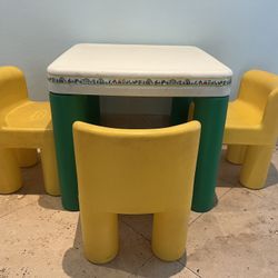 Little Tykes Table And 3 Chairs