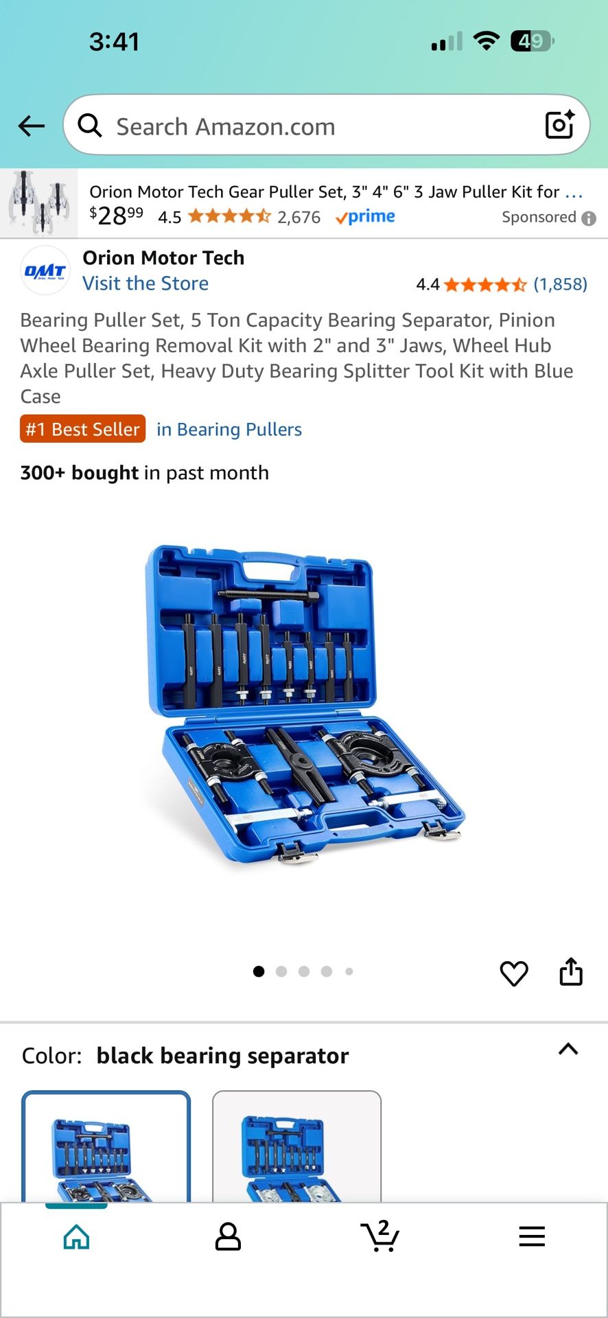 Bearing Removal