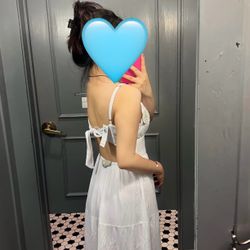 Hollister White Maxi Dress Size M Brand New With Tags