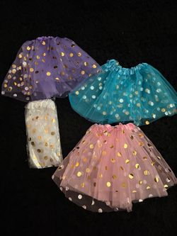 Girl toddler dress up skirts