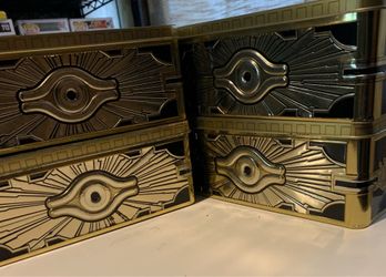 Yu Gi Oh Gold Sarcophagus Tin Card Holder