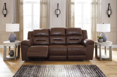 🛋️ Manual Reclining Sofa – Plush Suede-Like Comfort – Brand New!