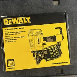 DEWALT Pneumatic 15° Coil Framing Nailer