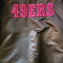 49ers Varsity Olive Bomber Jacket
