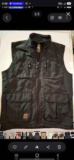 Outdoor vest, medium, black, see 2nd pic