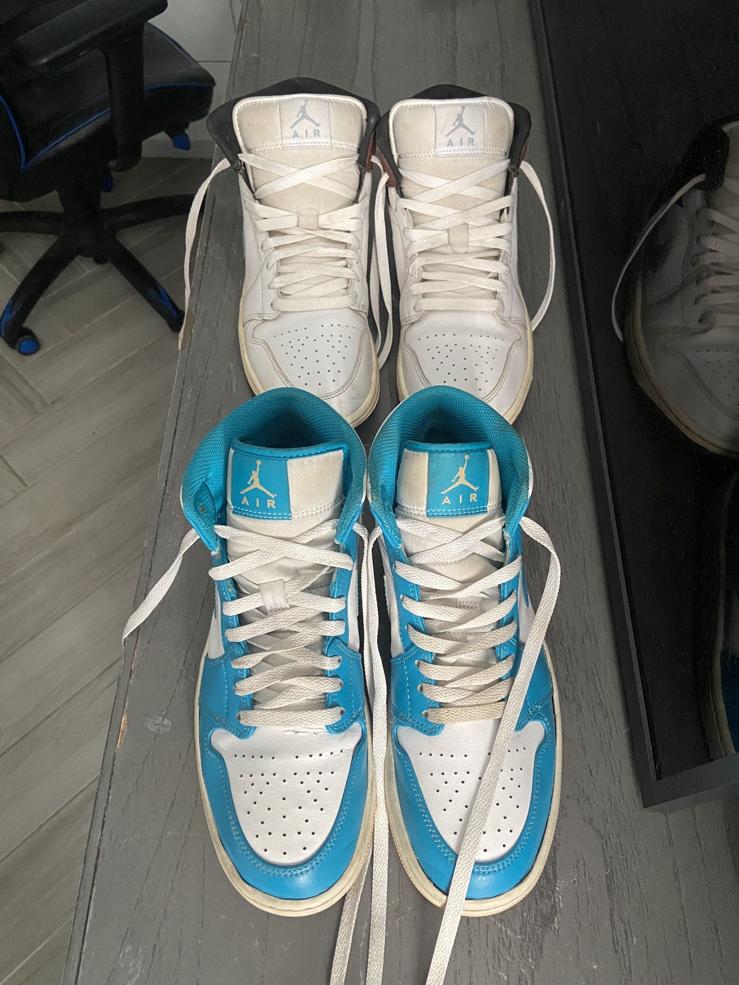 Two Pairs of Air Jordan 1’s