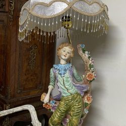 Italian Porcelain Capodimonte Table Lamp  Italy Check My Other Posts 