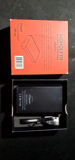 New and Never Used 6600 mAh MONOLYTH External Power Pack