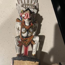 Indonesian hand carve figure