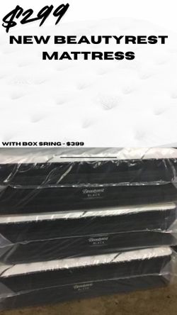 New kingsized Beautyrest Mattress