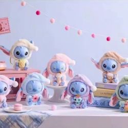 Miniso x Disney Stitch “Eat Something Before Sleep” Vinyl Plush Toy Surprise Box
