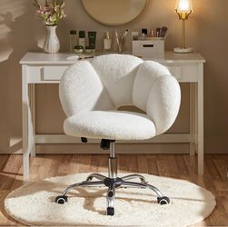 Desk Chair Home Office Chair Cloud Shape White