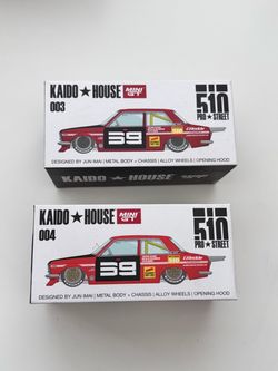 Kaido House Mini GT Datsun 510 Pro Street #003 & #004