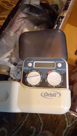 Orbit sprinkler timer