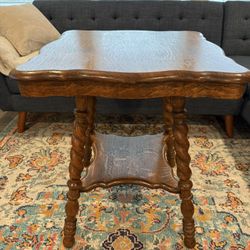 Beautiful Antique Oak Side Table
