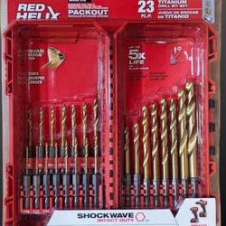 Milwaukee SHOCKWAVE IMPACT DUTY Titanium Twist Drill Bit Set (23- Piece)