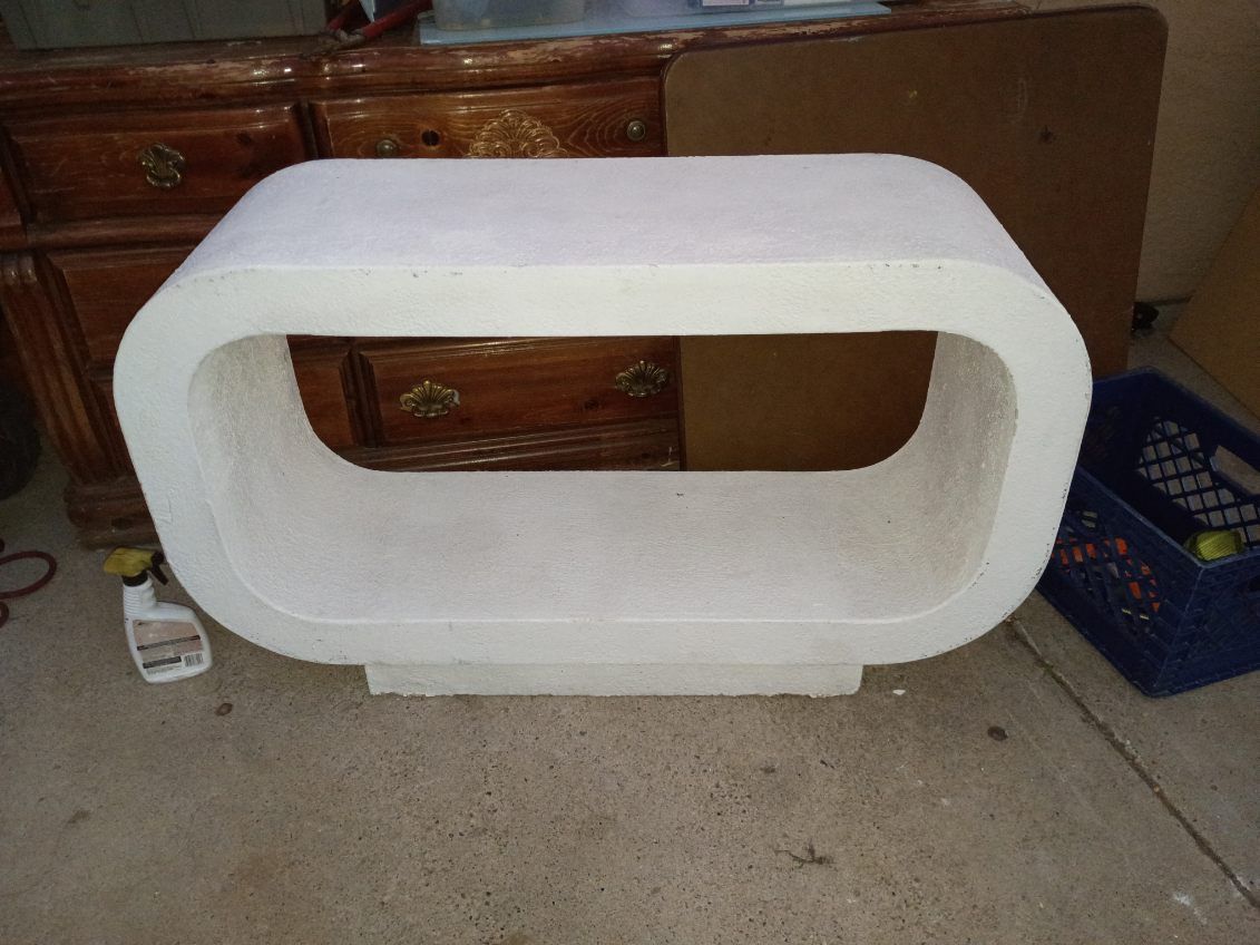 Faux Cement Table