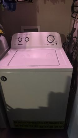 Amana efficiency washer and dryer $450