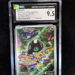 2025 Pokémon Japanese Shroodle 072/063 AR M1L Mega Brave PSA 9.5 Gem Mint