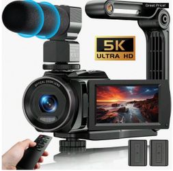 5K Video Camera + Plus Accessories