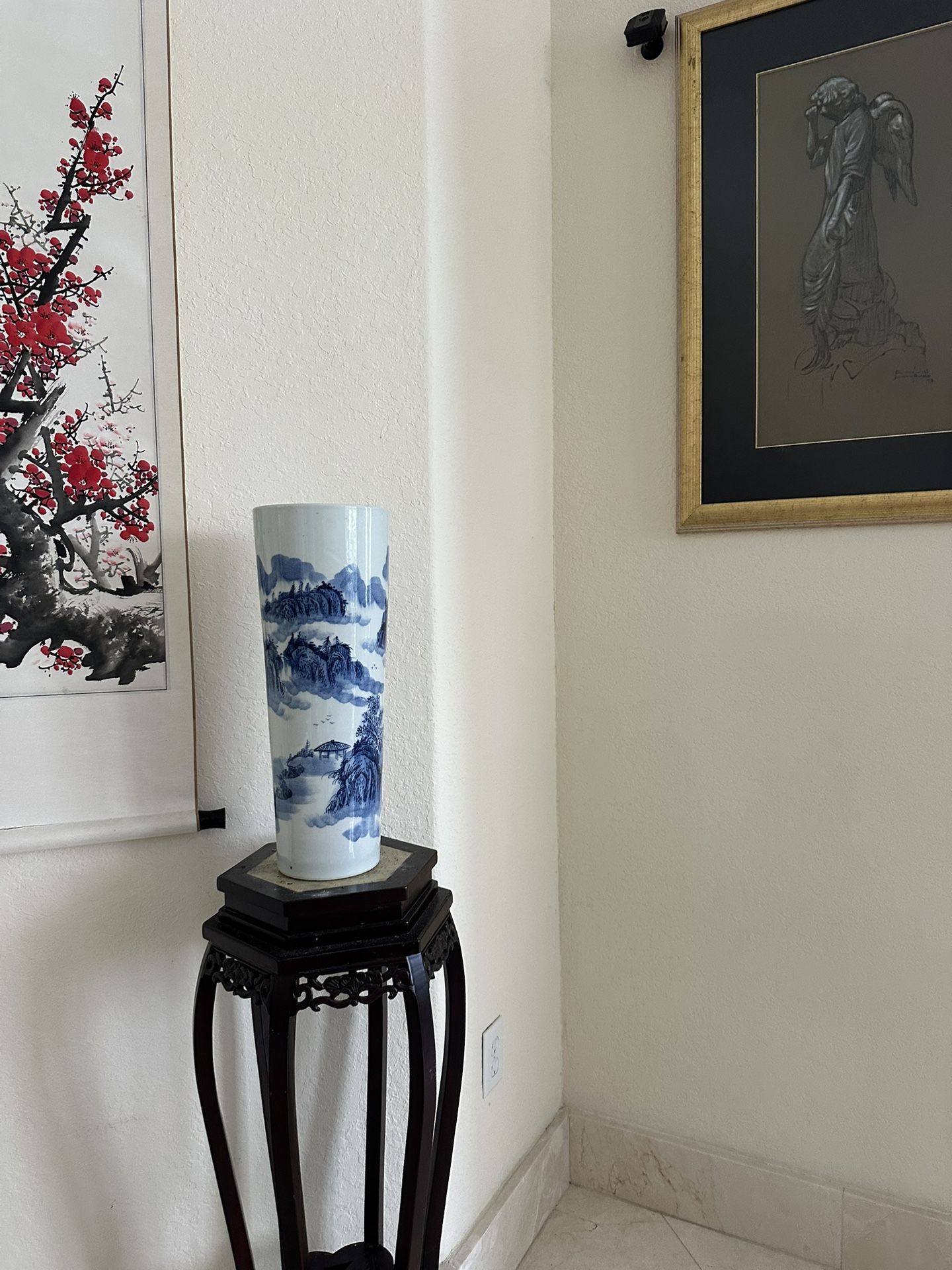 Chinese Blue And White Porcelain Vase