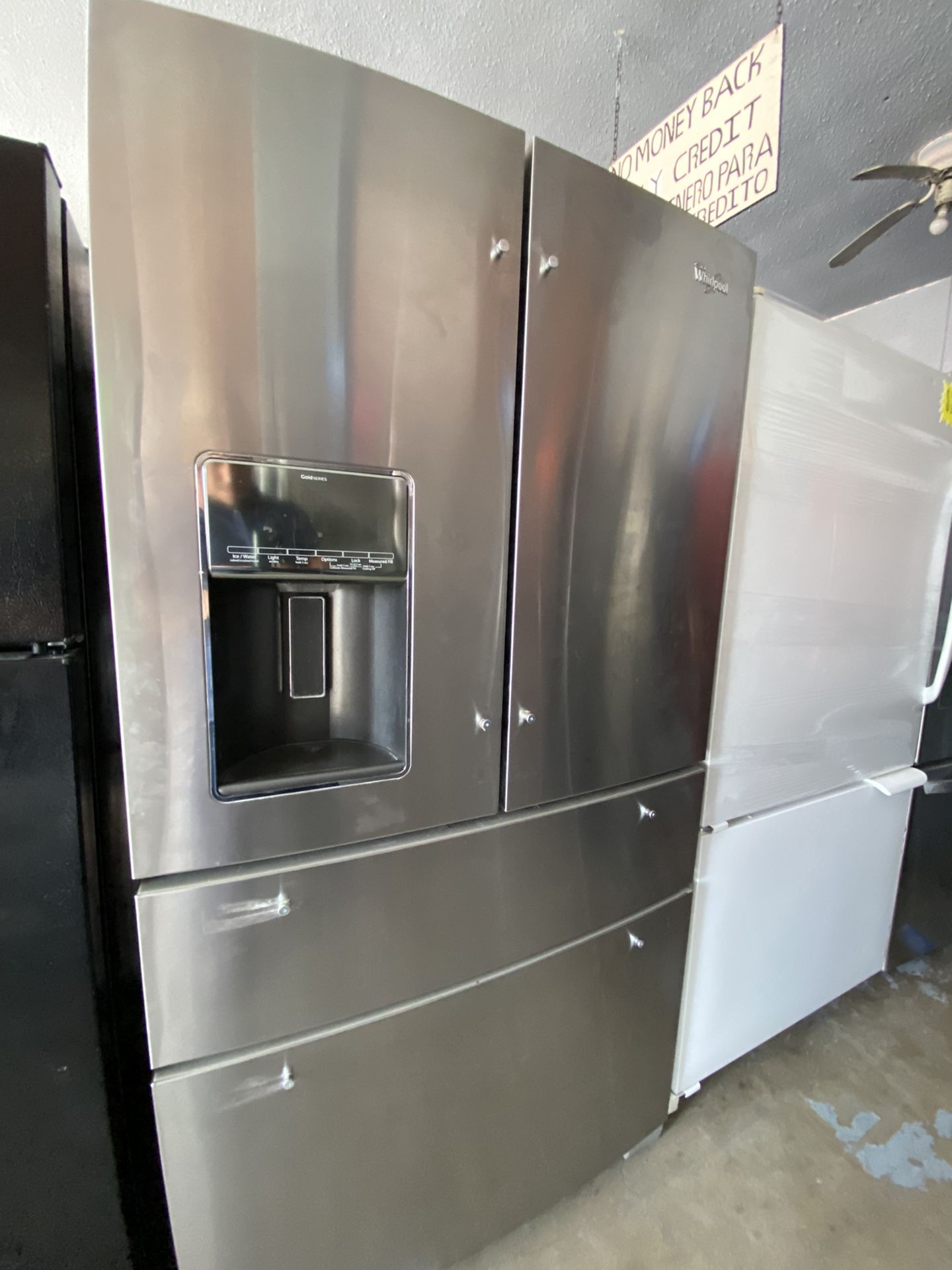 ❄️❄️❄️Whirlpool Refrigerator 4 Door Stainless Steel