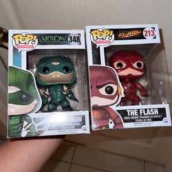 Pop Arrow And Flash And The Joker