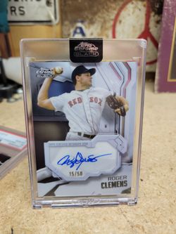 Topps Chrome Black Roger Clemens Ivory Autographs Auto #IVA-RC 15/50 Red Sox 🔥
