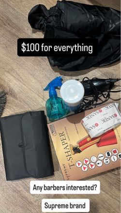 Barber supplies