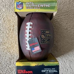 Wilson Prepped Football Official NFL Authentic Leather Game Ball The Duke