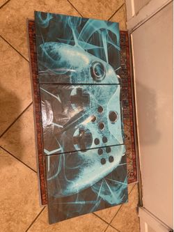 3 video game canvas pictures