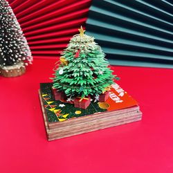 Christmas tree 3d three-dimensional note creative panoramic ornaments business gift sticky note creative